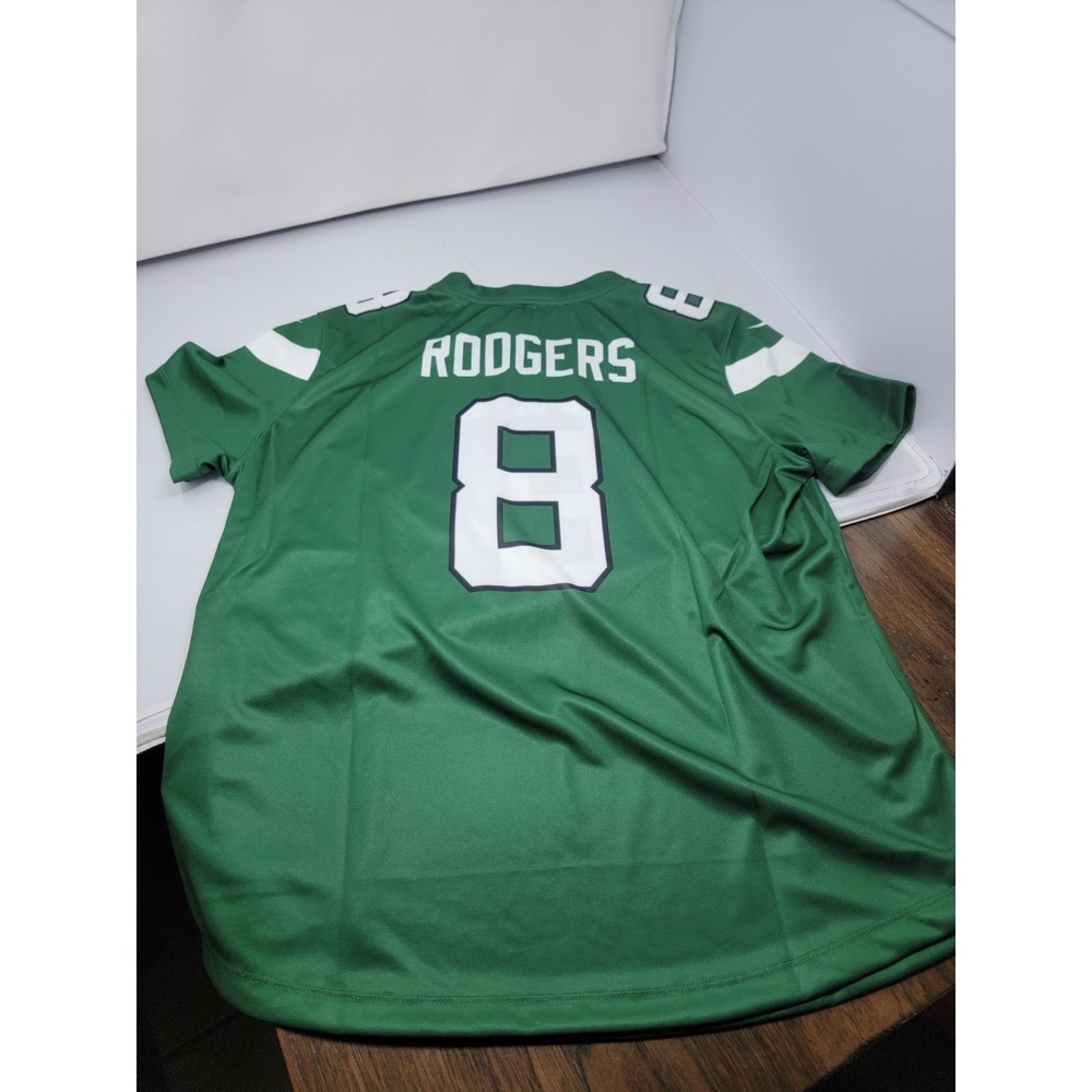 New York Jets Aaron Rodgers Womens NFL Legacy Player Game Jersey Nike NWT Sz XL - Picture 8 of 8